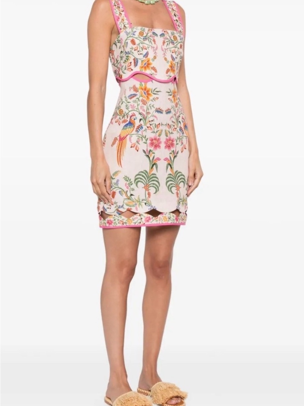 Farm Rio Delicate Forest Mini Dress - Picture 3 of 11